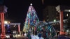 Turkmenistan. New Year decoration in Ashgabat. Christmas tree. Ashgabat. January 2023