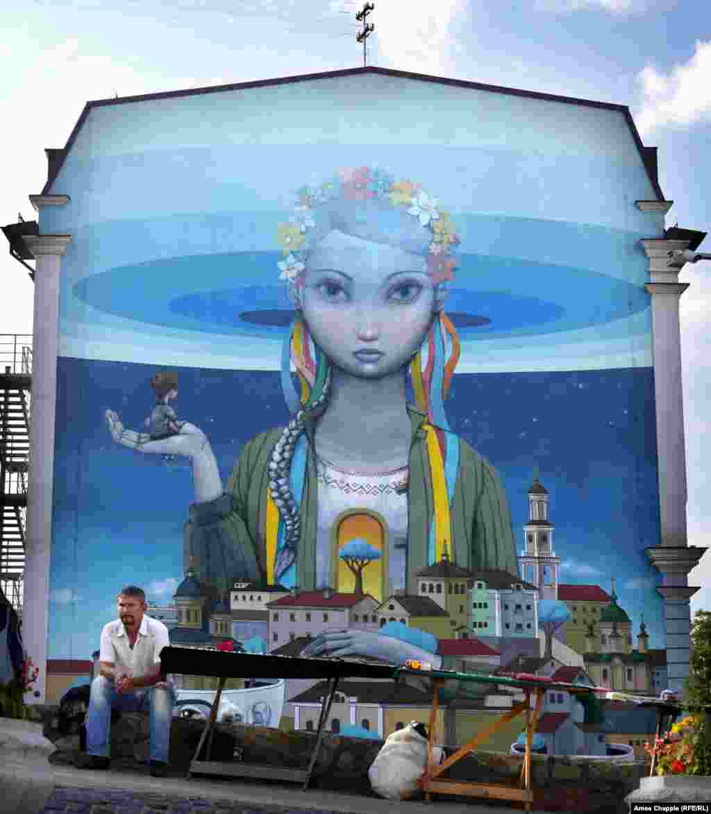 &quot;Возрождение&quot; &ndash; совместная работа украинского художника Kislow и француза Seth Globepainter