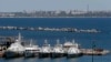 Ukraine -- Ukrainian Coast Guard vessels are docked in the Black Sea port of Odessa, May 7, 2014