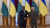 UKRAINE – resident of Ukraine Volodymyr Zelenskyi and President of Guinea-Bissau Oumar Sissou Embalo (left). Kyiv, October 26, 2022