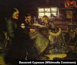 Василий Суриков. "Меньшиков в Березове". 1883